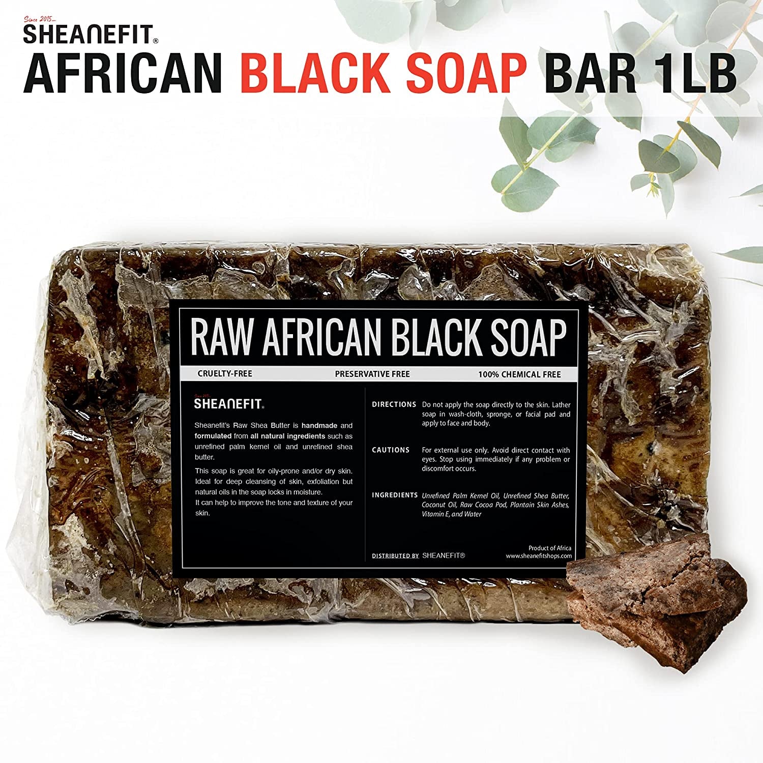 Organic African Black Soap - Skincare and Body Care